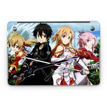Load image into Gallery viewer, Silica,Kirito,Asuna and Lisbeth Macbook Skin