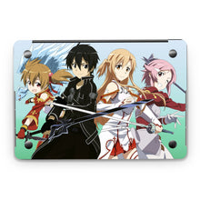 Load image into Gallery viewer, Silica,Kirito,Asuna and Lisbeth  Macbook Skin