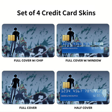 Load image into Gallery viewer, Solo Leveling (Sun Jin-Woo) Dual Screen 4K Credit Card Skins (4-in-1 Pack)