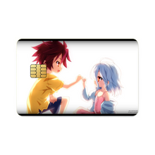 Load image into Gallery viewer, Sora and Shiro Credit Card Skins (4-in-1 Pack)