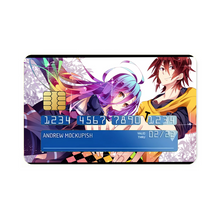 Load image into Gallery viewer, Sora and Shiro Credit Card Skins (4-in-1 Pack)