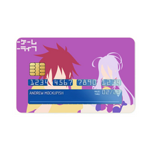 Load image into Gallery viewer, Sora and Shiro Credit Card Skins (4-in-1 Pack)