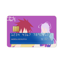 Load image into Gallery viewer, Sora and Shiro Credit Card Skins (4-in-1 Pack)