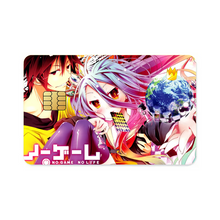 Load image into Gallery viewer, Sora and Shiro (No Game No Life) Credit Card Skins (4-in-1 Pack)