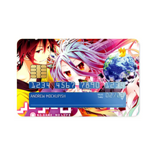 Load image into Gallery viewer, Sora and Shiro (No Game No Life) Credit Card Skins (4-in-1 Pack)