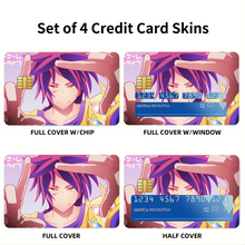 Load image into Gallery viewer, Sora (No Game No Life) 8k Credit Card Skins (4-in-1 Pack)