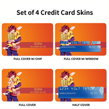 Load image into Gallery viewer, Sora (No Game No Life) Credit Card Skins (4-in-1 Pack)