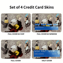 Load image into Gallery viewer, Soul Eater Credit Card Skins (4-in-1 Pack)