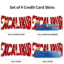 Load image into Gallery viewer, Soul Eater Credit Card Skins (4-in-1 Pack)