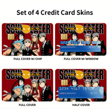 Load image into Gallery viewer, Soul Eater Credit Card Skins (4-in-1 Pack)