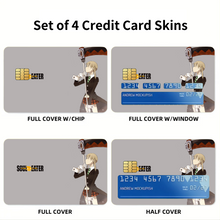 Load image into Gallery viewer, Soul Eater Credit Card Skins (4-in-1 Pack)