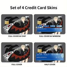 Load image into Gallery viewer, Soul Eater Credit Card Skins (4-in-1 Pack)