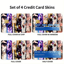 Load image into Gallery viewer, Soul Eater Credit Card Skins (4-in-1 Pack)