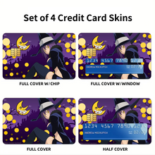 Load image into Gallery viewer, Soul Eater Credit Card Skins (4-in-1 Pack)