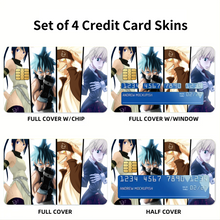 Load image into Gallery viewer, Soul Eater Maka Albarn, Tsubaki Nakatsukasa Credit Card Skins (4-in-1 Pack)