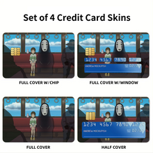 Load image into Gallery viewer, Spirited Away Credit Card Skins (4-in-1 Pack)