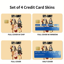 Load image into Gallery viewer, Spy X Family Credit Card Skins (4-in-1 Pack)