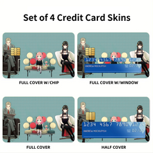 Load image into Gallery viewer, Spy X Family Credit Card Skins (4-in-1 Pack)