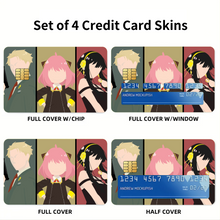 Load image into Gallery viewer, Spy X Family Credit Card Skins (4-in-1 Pack)