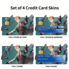 Load image into Gallery viewer, Spy x Family Credit Card Skins (4-in-1 Pack)