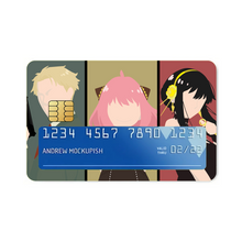 Load image into Gallery viewer, Spy X Family Credit Card Skins (4-in-1 Pack)