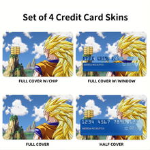 Load image into Gallery viewer, SS3 Goku Credit Card Skins (4-in-1 Pack)