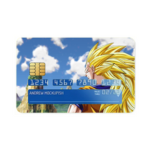 Load image into Gallery viewer, SS3 Goku Credit Card Skins (4-in-1 Pack)