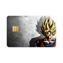 Load image into Gallery viewer, SSJ Goku Credit Card Skins (4-in-1 Pack)