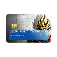 Load image into Gallery viewer, SSJ Goku Credit Card Skins (4-in-1 Pack)