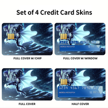 Load image into Gallery viewer, Star Platinum!!! Credit Card Skins (4-in-1 Pack)