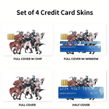 Load image into Gallery viewer, Stardust Crusaders Credit Card Skins (4-in-1 Pack)