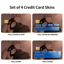 Load image into Gallery viewer, Stay with me! Credit Card Skins (4-in-1 Pack)