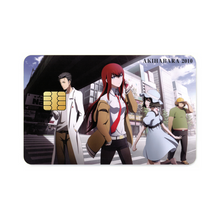 Load image into Gallery viewer, Steins;Gate Kurisu Makise, Mayuri Shiina, Itaru Hashida Credit Card Skins (4-in-1 Pack)