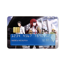 Load image into Gallery viewer, Steins;Gate Kurisu Makise, Mayuri Shiina, Itaru Hashida Credit Card Skins (4-in-1 Pack)