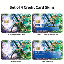 Load image into Gallery viewer, Suguha Kirigaya Credit Card Skins (4-in-1 Pack)