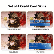 Load image into Gallery viewer, Super Asta Demonic Power Credit Card Skins (4-in-1 Pack)