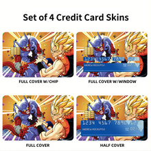 Load image into Gallery viewer, Super Janemba vs Gogeta Credit Card Skins (4-in-1 Pack)