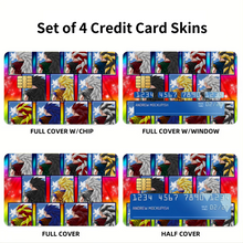 Load image into Gallery viewer, Super Saiyan 3 Styles Credit Card Skins (4-in-1 Pack)