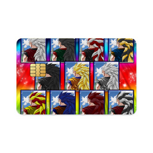 Load image into Gallery viewer, Super Saiyan 3 Styles Credit Card Skins (4-in-1 Pack)