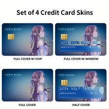 Load image into Gallery viewer, Sword Art Online Asuna Yuuki Credit Card Skins (4-in-1 Pack)