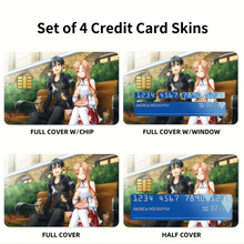 Load image into Gallery viewer, Sword Art Online Asuna Yuuki Credit Card Skins (4-in-1 Pack)