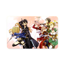Load image into Gallery viewer, Sword Art Online Asuna Yuuki Credit Card Skins (4-in-1 Pack)