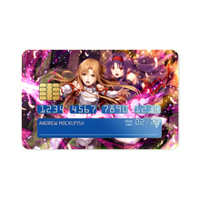 Load image into Gallery viewer, Sword Art Online Asuna Yuuki Credit Card Skins (4-in-1 Pack)