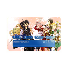 Load image into Gallery viewer, Sword Art Online Asuna Yuuki Credit Card Skins (4-in-1 Pack)