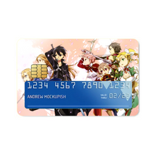 Load image into Gallery viewer, Sword Art Online Asuna Yuuki Credit Card Skins (4-in-1 Pack)