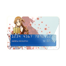 Load image into Gallery viewer, Sword Art Online Asuna Yuuki Credit Card Skins (4-in-1 Pack)