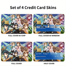 Load image into Gallery viewer, Sword Art Online Asuna Yuuki, Suguha Kirigaya Credit Card Skins (4-in-1 Pack)