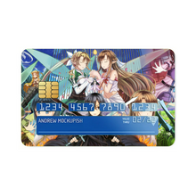 Load image into Gallery viewer, Sword Art Online Asuna Yuuki, Suguha Kirigaya Credit Card Skins (4-in-1 Pack)