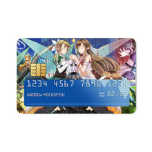 Load image into Gallery viewer, Sword Art Online Asuna Yuuki, Suguha Kirigaya Credit Card Skins (4-in-1 Pack)