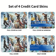 Load image into Gallery viewer, Sword Art Online Asuna Yuuki, Yui Credit Card Skins (4-in-1 Pack)